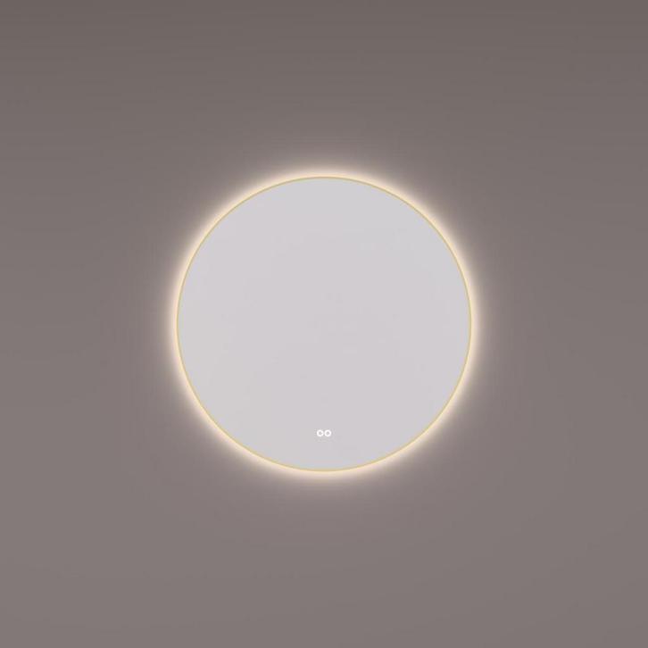 HIPP Design spiegel Rond met Indirecte LED Verlichting - 60, Huis en Inrichting, Woonaccessoires | Spiegels, Ophalen of Verzenden