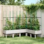 vidaXL Plantenbak met latwerk 160x120x142,5 cm polypropeen, Tuin en Terras, Verzenden, Nieuw, Kunststof