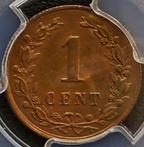 Koning Willem III 1 cent 1878 MS66 RB PCGS