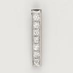 Hanger - 18 karaat Witgoud Diamant (Natuurlijk)