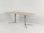 Vergadertafel Lande - 180x890cm - aluminium grijs - ahorn, Huis en Inrichting, Tafels | Eettafels, Ophalen of Verzenden, Gebruikt
