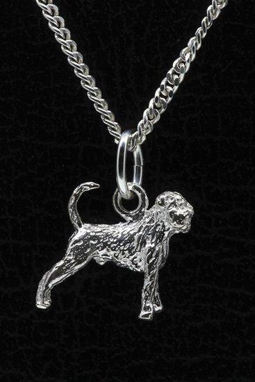Zilveren Smous Hollandse - staart omhoog ketting hanger -..., Sieraden, Tassen en Uiterlijk, Kettinghangers, Verzenden