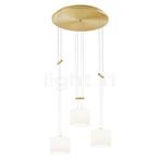 Bankamp Grazia Cluster LED 3-lichts, messing mat, Verzenden, Nieuw