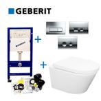 Geberit UP100 set24 Wiesbaden Vesta Rimless 52 cm met Delta, Doe-het-zelf en Verbouw, Sanitair, Ophalen of Verzenden, Nieuw, Overige typen