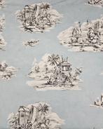 300x280cm! Stof Toile de Jouy Orientale -