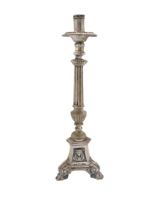 Kandelaar 36 cm - Messing - Gemerkt, Antiek en Kunst, Antiek | Boeken en Bijbels