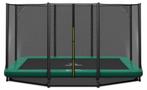 Ingraaf Trampoline Magic Circle Pro 244 x 366 cm Groen met, Kinderen en Baby's, Speelgoed | Buiten | Trampolines, Ophalen of Verzenden