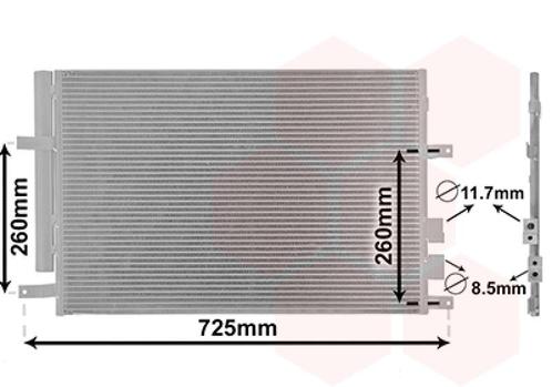 LUCHTCONDENSATOR VOOR ALFA ROMEO 159 939 2005-2012 50507287, Auto-onderdelen, Airco en Verwarming, Nieuw, Ophalen of Verzenden