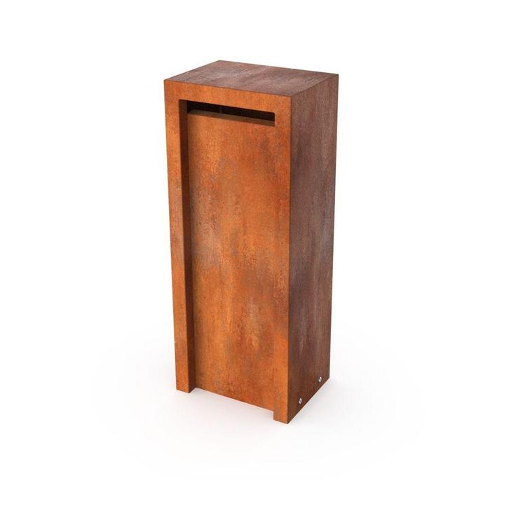 Geroba Litru vrijstaande brievenbus - cortenstaal, Tuin en Terras, Brievenbussen, Nieuw, Verzenden