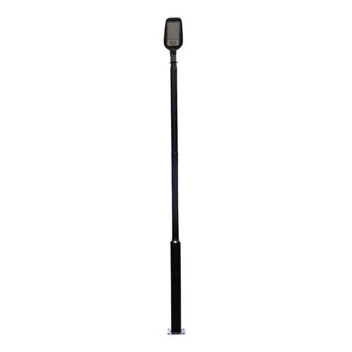Zwarte lichtmast - Ø60mm | 3 meter | Max. 6 meter, Tuin en Terras, Buitenverlichting, Rvs, Ophalen of Verzenden