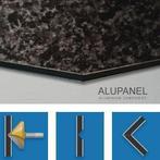 RAL 9005 ZWART WRINKLE RALPANEL ACPXL - Aluminium Composiet, Doe-het-zelf en Verbouw, Platen en Panelen, Nieuw, Overige materialen