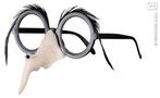 Bril Met Heksenneus En Zwarte Wenkbrauwen, Ophalen of Verzenden, Nieuw