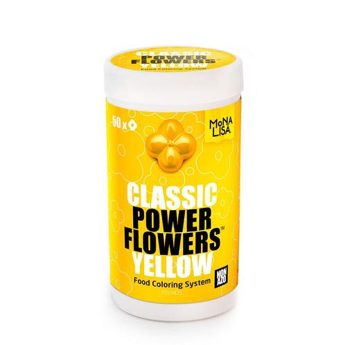 Power Flowers Classic Geel (NON-AZO) 50gr, Hobby en Vrije tijd, Taarten en Cupcakes maken, Nieuw, Verzenden