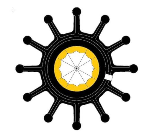 Impeller neoprene, Watersport en Boten, Bootonderdelen, Motor en Techniek, Nieuw, Zeilboot of Motorboot, Ophalen of Verzenden