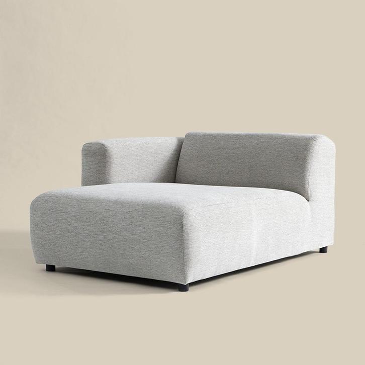 *WOONWINKEL* Divan 120 Arm Links - Grijsmix Ethan 501, Huis en Inrichting, Banken | Bankstellen, Nieuw, Verzenden