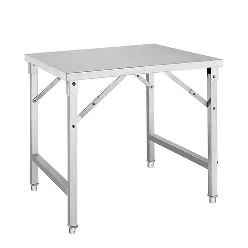 HCB Werktafel - inklapbaar - 100 x 70 x 85 cm - RVS, Zakelijke goederen, Horeca | Keukenapparatuur, Nieuw in verpakking, RVS Meubilair