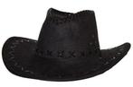 Hoed cowboy suede zwart, Ophalen of Verzenden, Nieuw