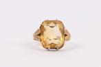 Zonder Minimumprijs - Ring - 8 karaat Geel goud Citrien -, Sieraden, Tassen en Uiterlijk, Ringen, Nieuw