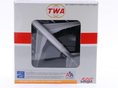 Schaal 1:500 Inflight 500 IF5741004 TWA - Trans World Air..., Hobby en Vrije tijd, Modelbouw | Vliegtuigen en Helikopters, Gebruikt