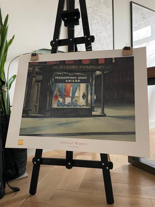 Edward Hopper - after (1882-1967), Drug Store, 1927,, Antiek en Kunst, Kunst | Tekeningen en Foto's
