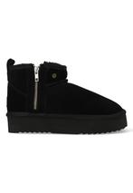 Warmbat Pantoffels Durack Plateau Zipper DRC371899 Zwart-41, Kleding | Dames, Schoenen, Verzenden, Nieuw, Zwart