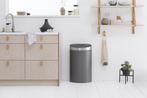 Brabantia Touch Bin Prullenbak - 40 liter - Platinum/Matt, Verzenden, Zo goed als nieuw