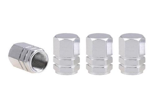 Ventieldopjes - Zilver - 4 stuks, Doe-het-zelf en Verbouw, Overige Doe-het-zelf en Verbouw, Nieuw, Ophalen of Verzenden
