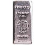 10 troy ounce - Zilver .999 - 10 oz Heraeus .9999 Fine
