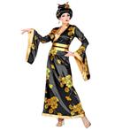 Chinees Kostuum Zwart Goud Dames, Kleding | Dames, Carnavalskleding en Feestkleding, Nieuw, Verzenden