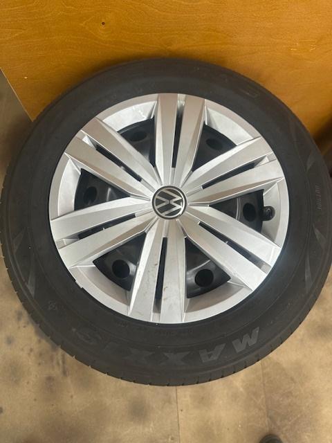 Velgenset staal VW caddy / passat /golf, Auto-onderdelen, Banden en Velgen, 16 inch, BOVAG lid, Erkend duurzaam, Zomerbanden, 205 mm