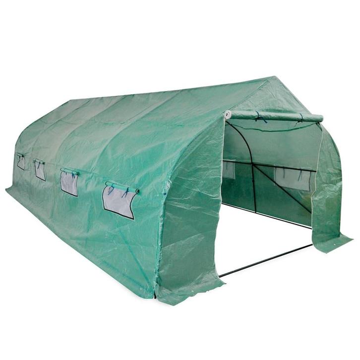 vidaXL Tuinkas walk-in draagbare polytunnel met stalen frame, Tuin en Terras, Kassen, Nieuw, Verzenden