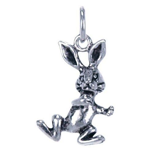 Zilveren Konijn ketting hanger, Sieraden, Tassen en Uiterlijk, Kettinghangers, Verzenden