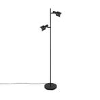 Moderne vloerlamp zwart 2-lichts - Stijn, Huis en Inrichting, Lampen | Vloerlampen, Nieuw, Overige materialen, Modern, 150 tot 200 cm