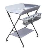 Verstelbare Baby Aankleedtafel met Wielen en Opbergruimte, Verzenden, Nieuw