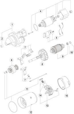 Starter Deutz-Farh Khd 3.5 kw beschikbaar voor biedingen
