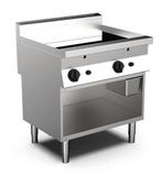 Mareno M0-700 line gasbakplaat met gladde verchroomde gladde, Verzenden, Nieuw in verpakking