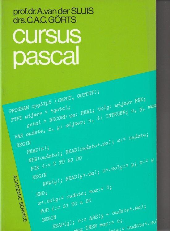 Cursus pascal 9789062330508 Sluis, Boeken, Economie, Management en Marketing, Gelezen, Verzenden