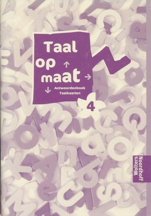 Taal op Maat versie 1 Antwoorden Taalkaarten Meesterwerk gro, Boeken, Schoolboeken, Nieuw, Verzenden