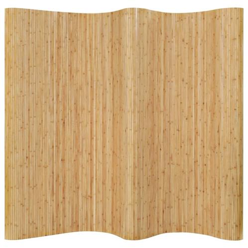 Kamerscherm 250X165 Cm Bamboe Natuurlijk, Huis en Inrichting, Woonaccessoires | Kamerschermen, Verzenden