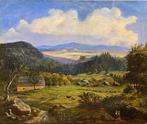 Biedermeier School, Austria (1860) - Landschaft in Tirol, Antiek en Kunst, Kunst | Schilderijen | Klassiek