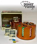 Pokerset - Vintage Revolving Poker rack – Nieuwstaat,, Antiek en Kunst