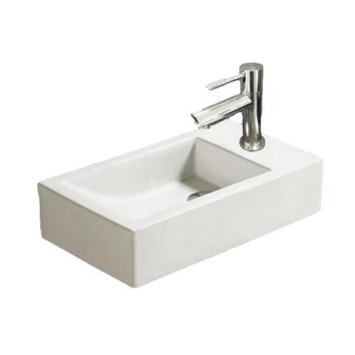 Fonteinset Sanilux Qubic Keramiek 45x25x12cm met 1/2 Yara, Doe-het-zelf en Verbouw, Sanitair, Overige typen, Nieuw, Chroom, Ophalen of Verzenden