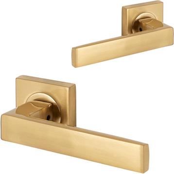 Deurklink set Victoria - mat goud - complete set beschikbaar voor biedingen