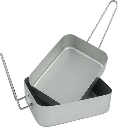 Bo-Trail Pannenset - Gamelle - 2-delig - Aluminium, Huis en Inrichting, Keuken | Potten en Pannen, Gebruikt, Ophalen of Verzenden
