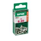 Spax Torx Houtschroef Bolle kop - 5.0x20mm - T10 - 10 stuks, Verzenden, Nieuw