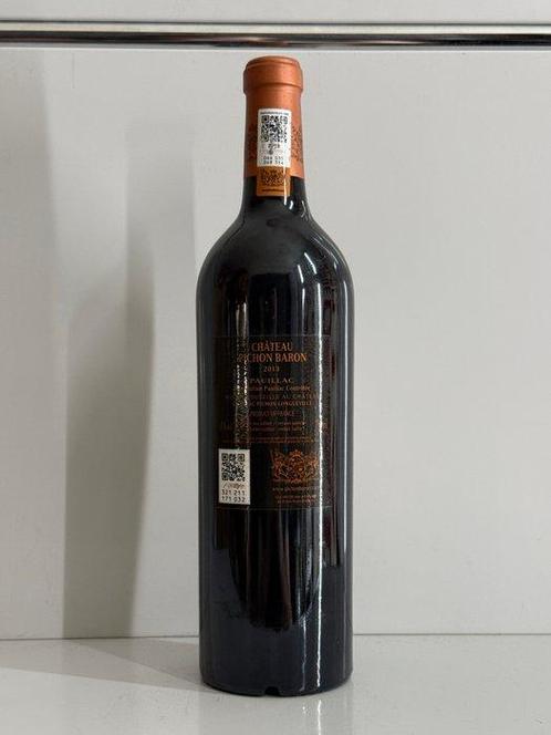 2013 Château Pichon-Longueville au Baron de, Verzamelen, Wijnen