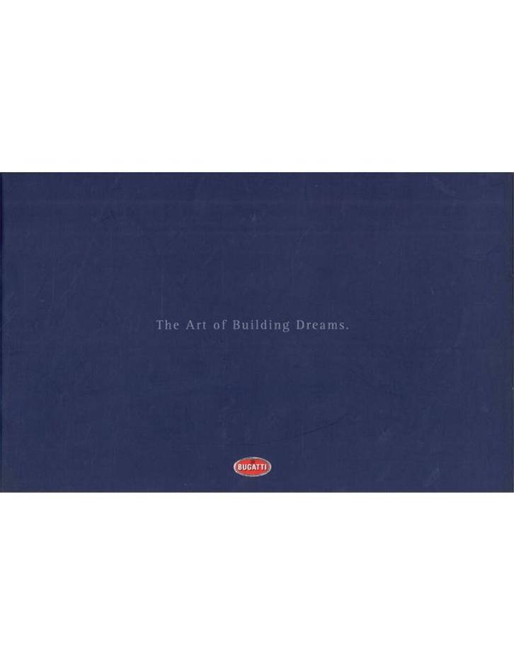 2002 BUGATTI PROGRAMMA BROCHURE ENGELS, Boeken, Auto's | Folders en Tijdschriften