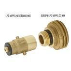 ProPlus LPG nippel - Europa - messing - 22 mm - eenvoudig..., Ophalen of Verzenden, Nieuw