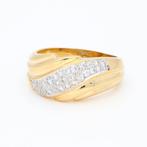 Ring - 18 karaat Geel goud - 1.35ct. tw. Diamant, Sieraden, Tassen en Uiterlijk, Ringen, Nieuw