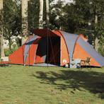 vidaXL Koepeltent 6-persoons waterdicht grijs en oranje, Verzenden, Nieuw, Tot en met 2